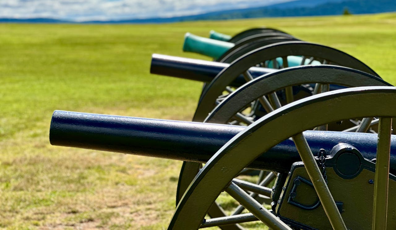 Free stock photo of antietam national battlefield, cannons, civil war